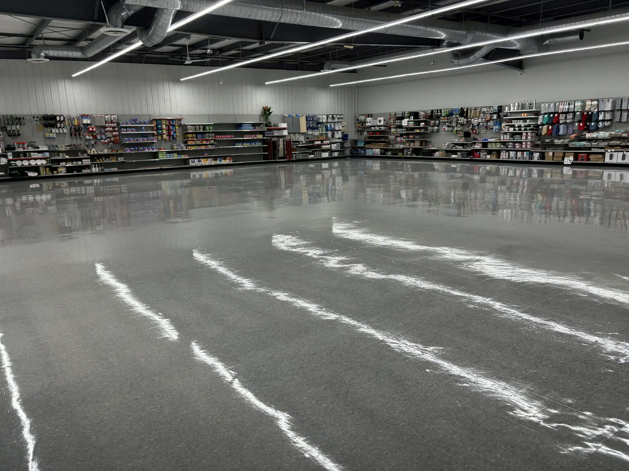 After Floor Scrub & Wax